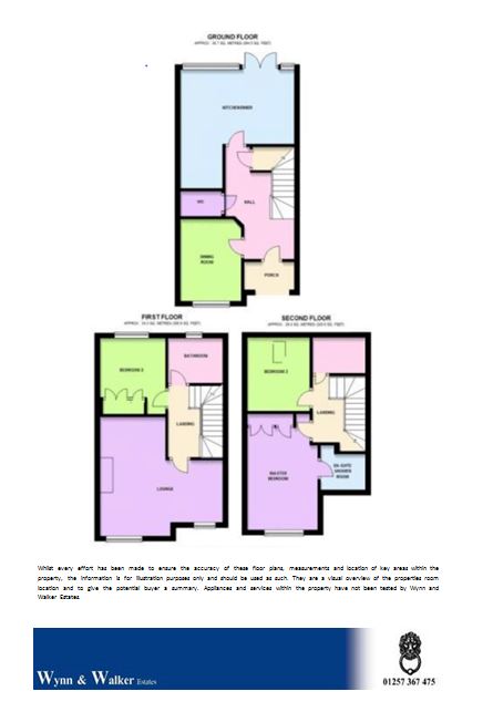 4 bed mews for sale in Fairview Drive, Adlington, chorley - Property Floorplan