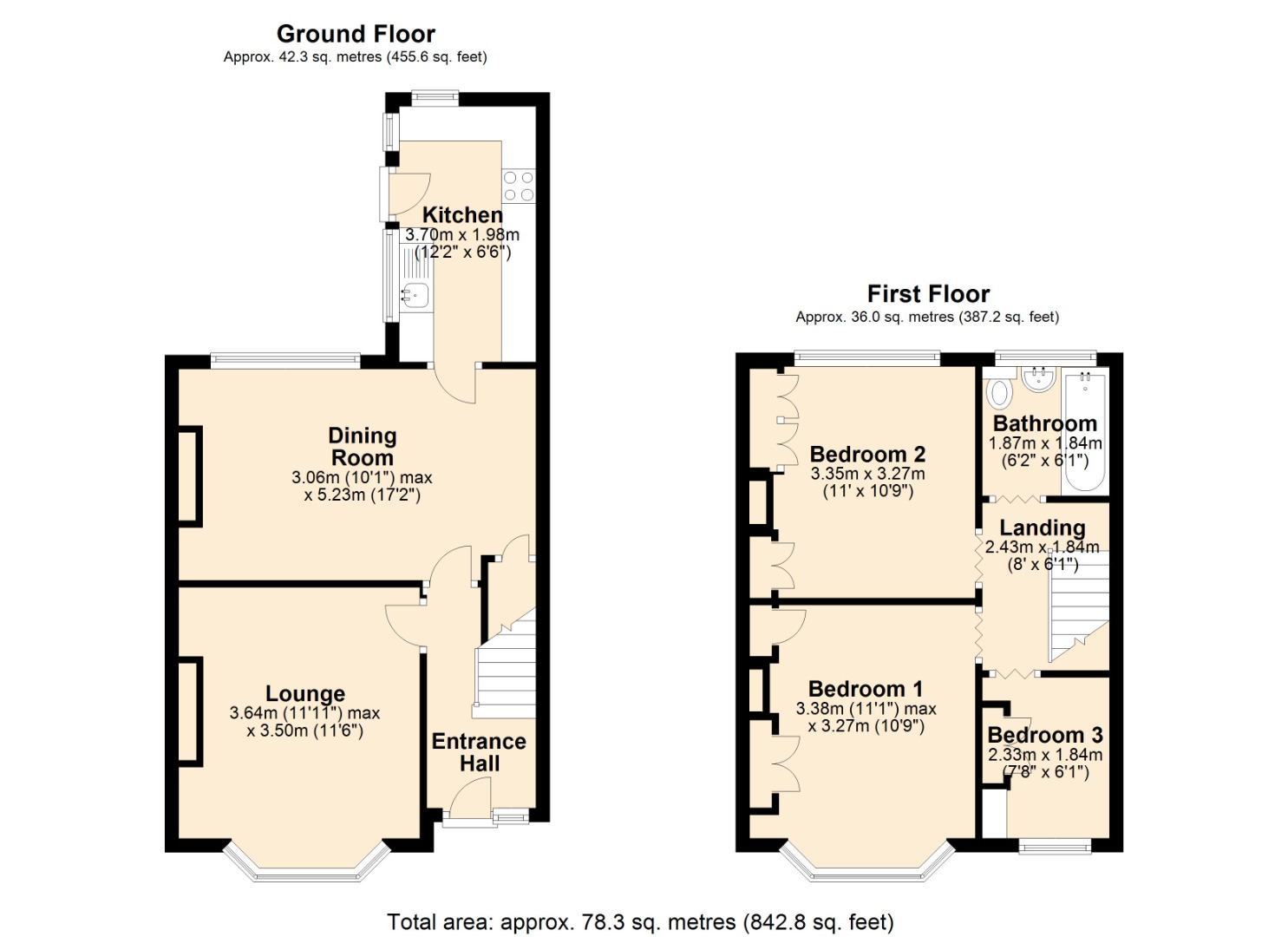 3 bed house for sale in Cardigan Road, Hull - Property Floorplan