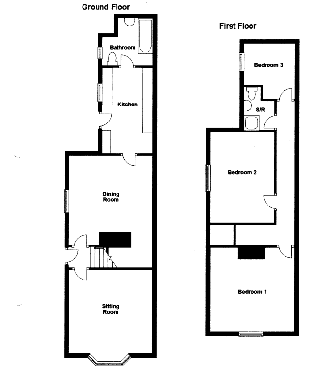 3 bed house to rent in Blunts Lane - Property Floorplan